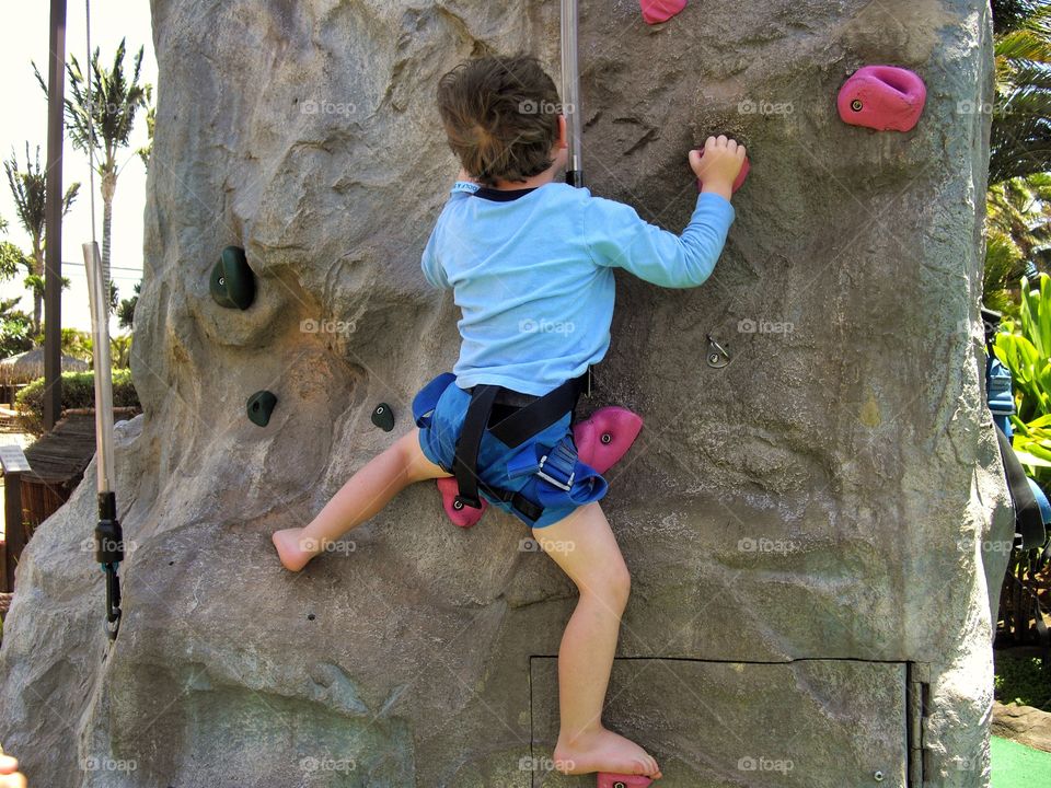 Young Rock Climber