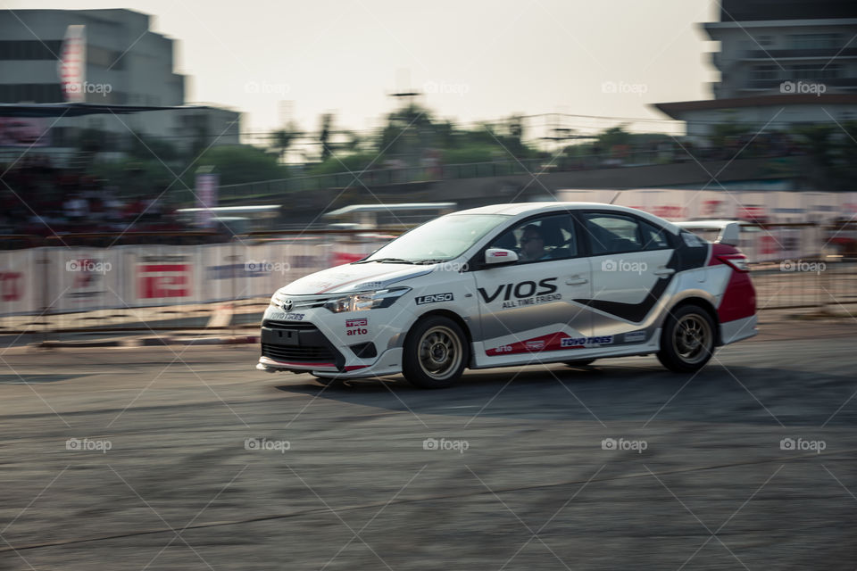 Toyota vios drift show 