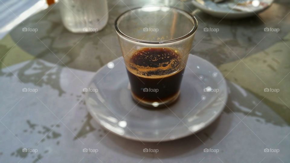 black coffe cup