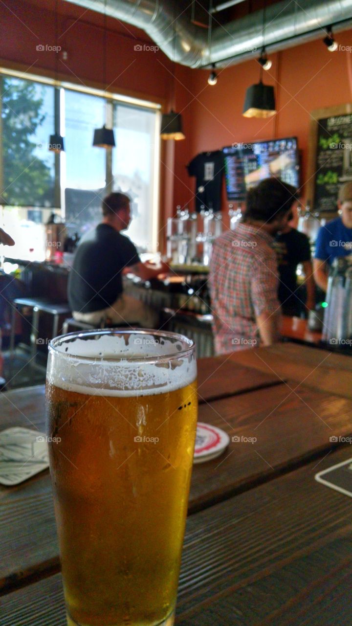 tin bucket. local bar Portland, Oregon.