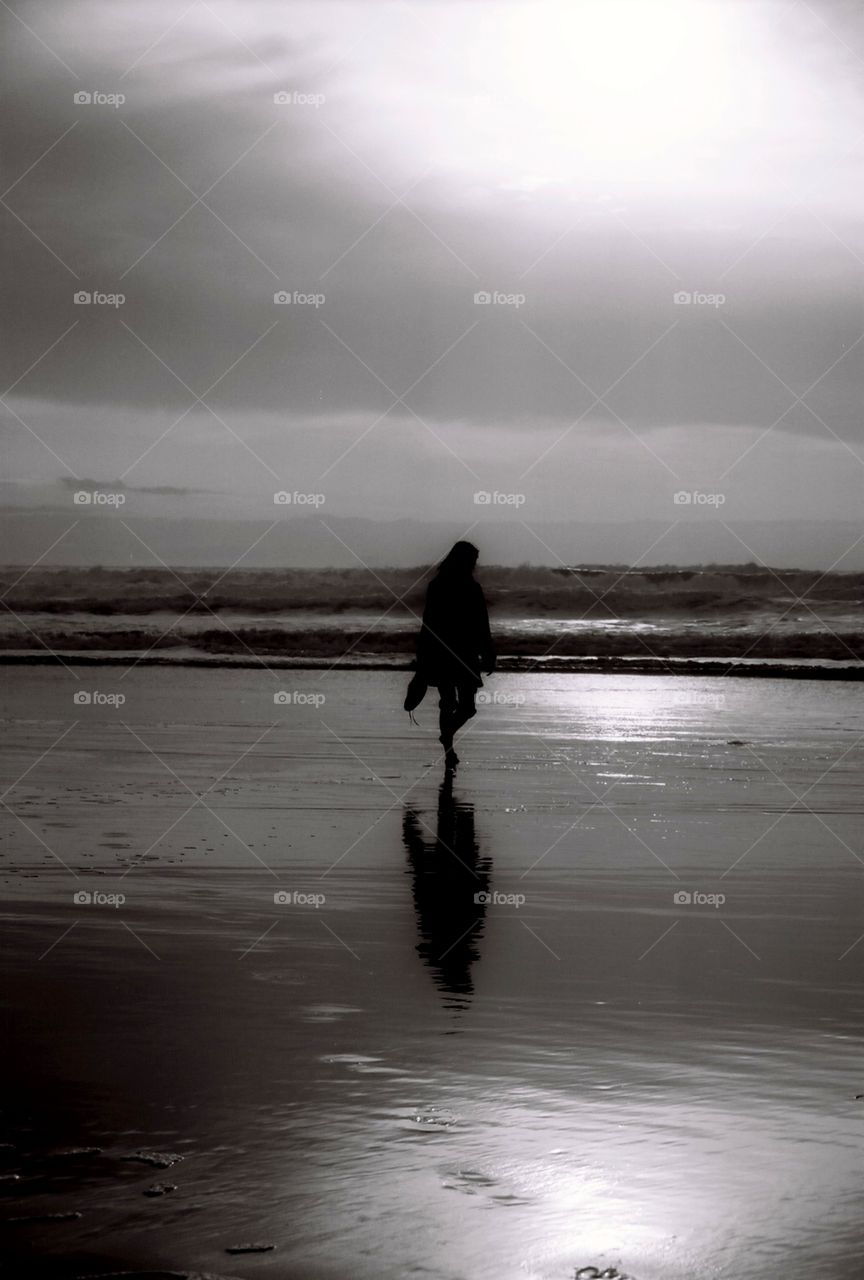 Beach shadows 
