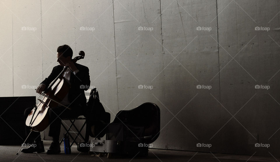 Man with Cello