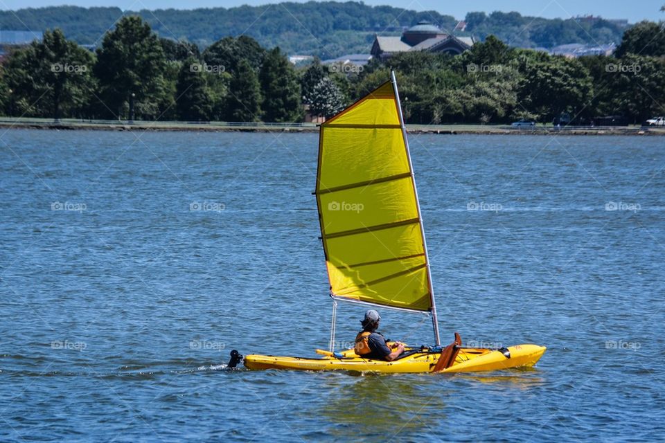 Kayaking on the Potomac