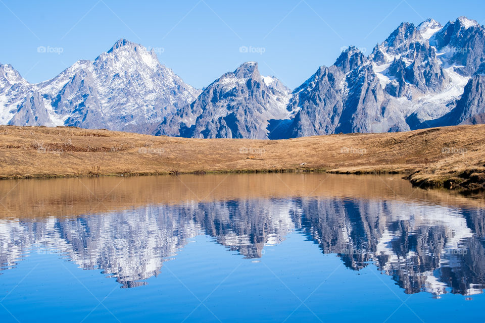 beautiful mountain scene in Georgia 
