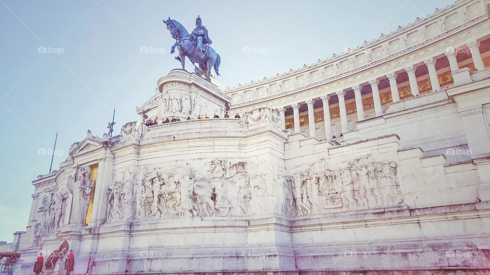 Majestic buliding in Rome