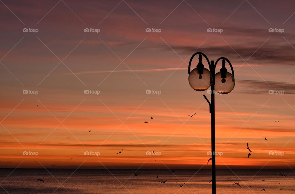 Sunset, Beach, Sun, Dawn, Sea