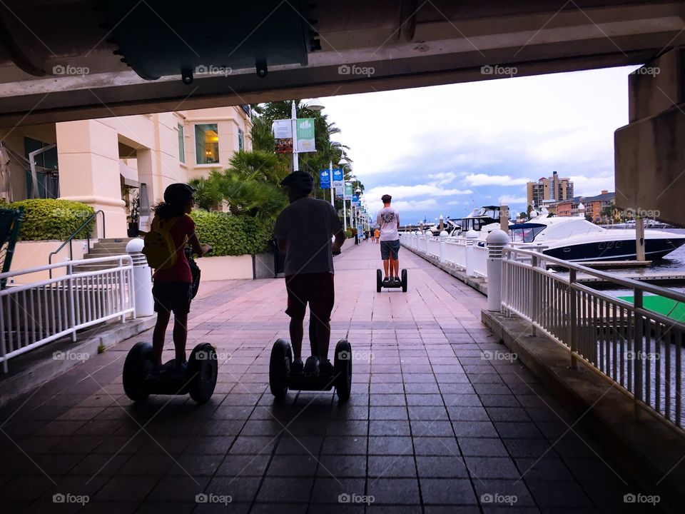Tour down by the river walk 