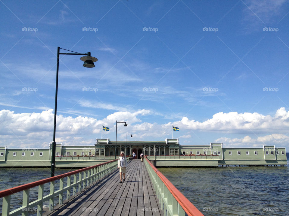 going for a swim at kallis swedish moment visitsweden malmö by cabday