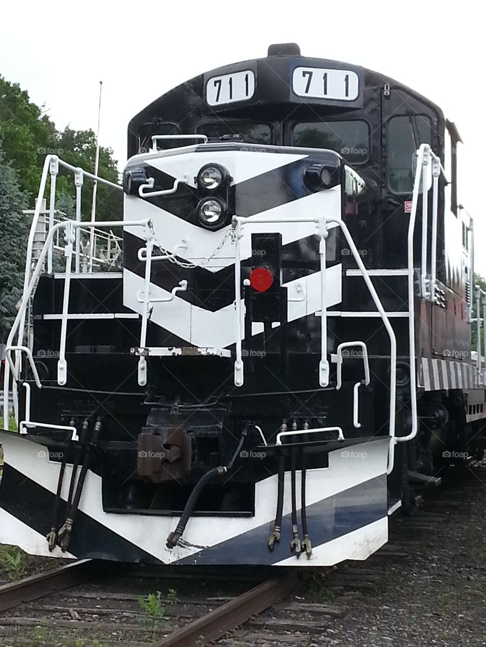 Great Smoky Mountains Railroad - Engine 711 - Bryson City, North Carolina