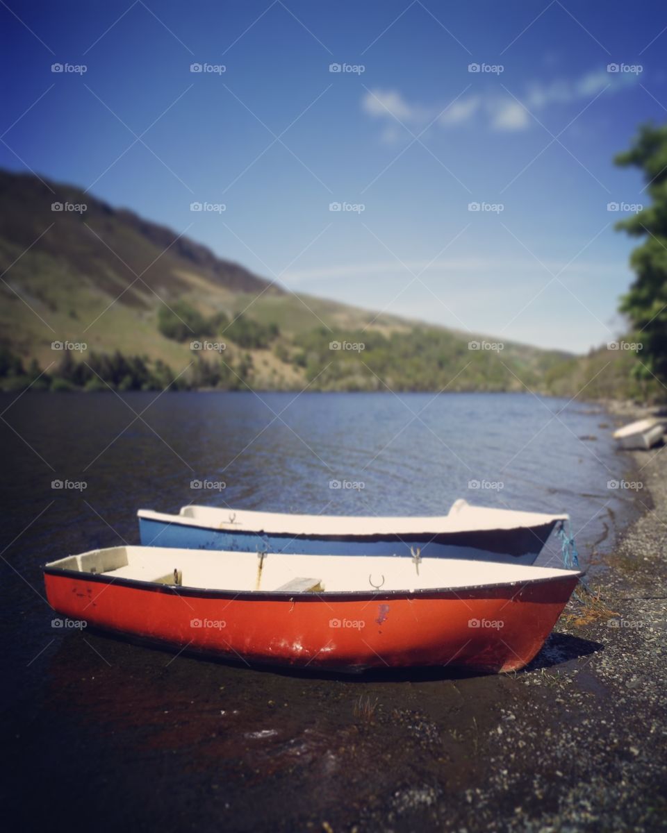 Llyn Crafant, Wales. Lakeview