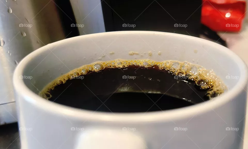morning cup of coffee