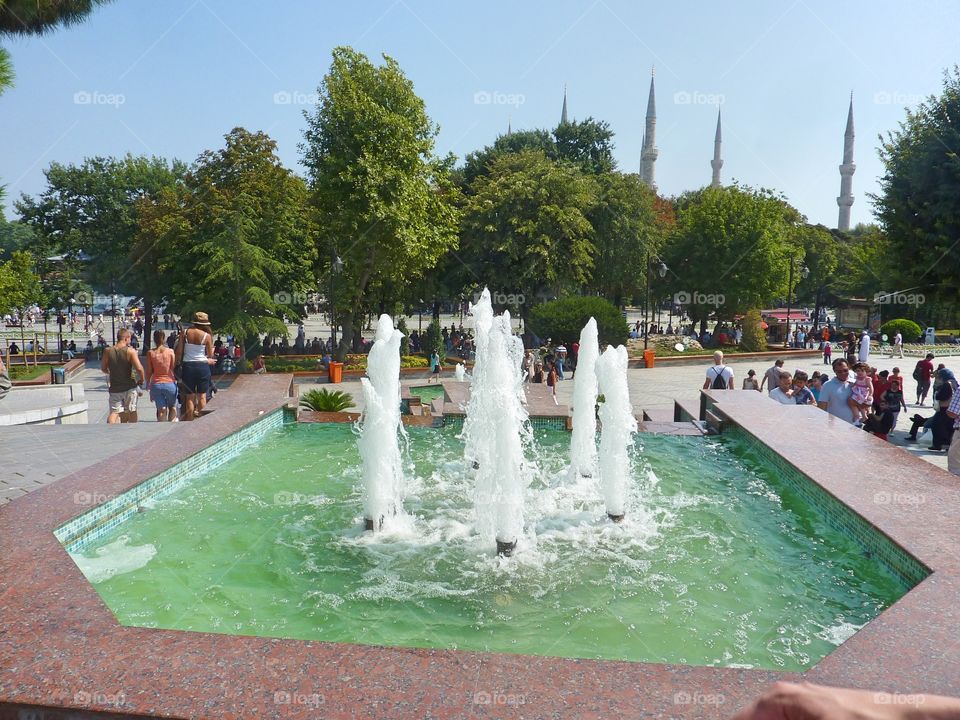 istambul turkey fountain