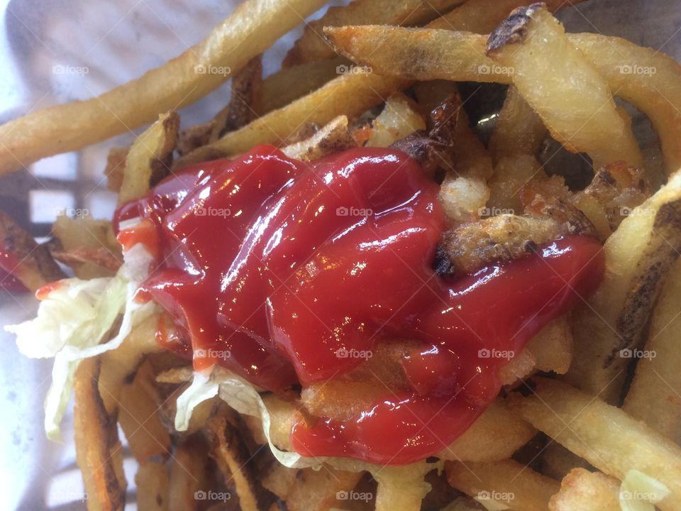 Fries with Ketchup