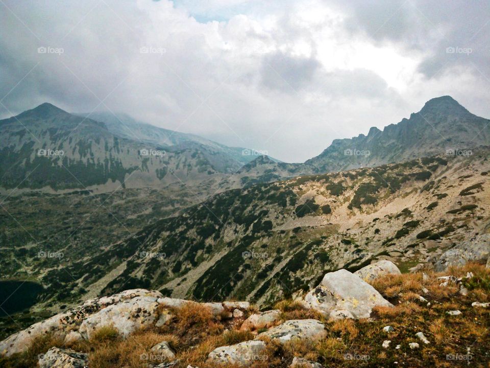 Mountain landscape in Bulgaria, Pirin mountain