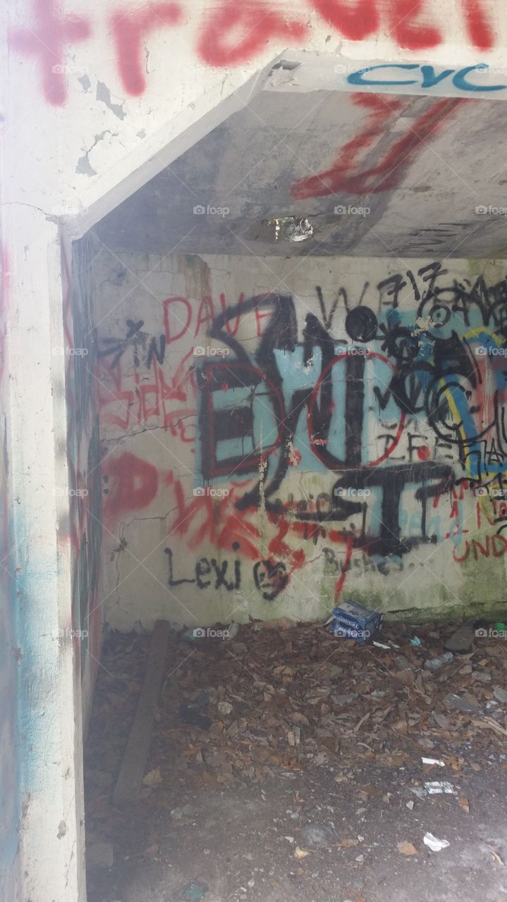Graffiti, Painting, Street, Vandalism, Force