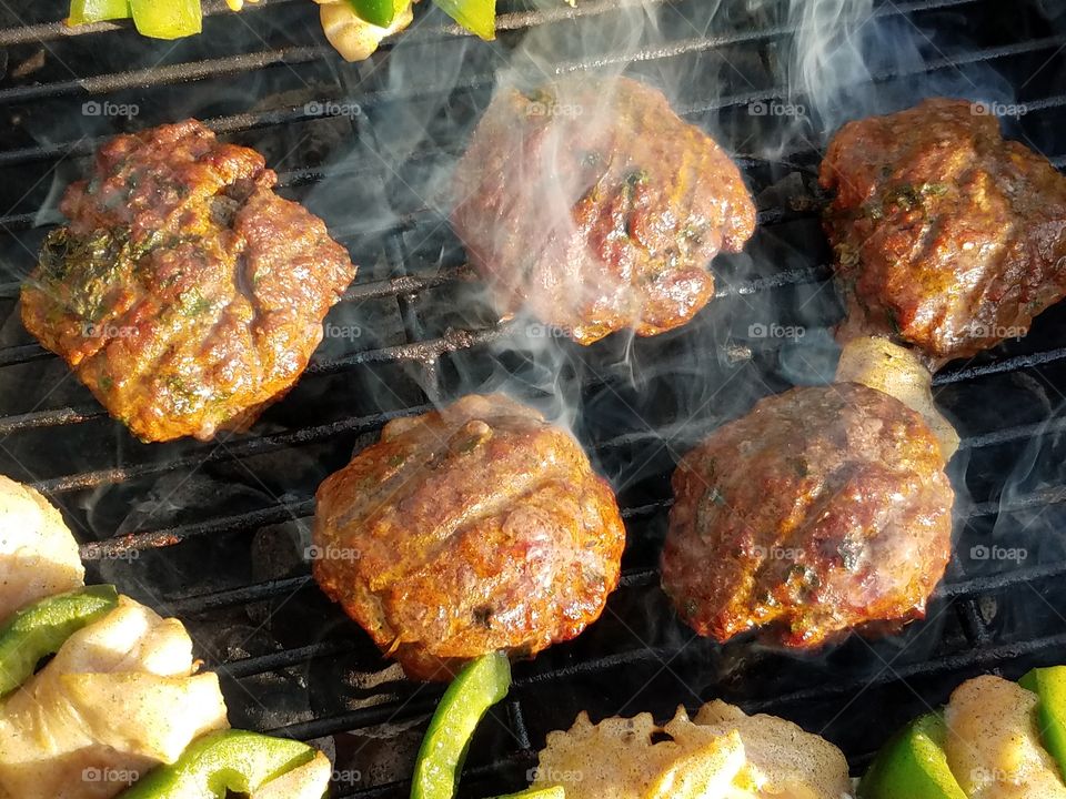 Labor day grilling.