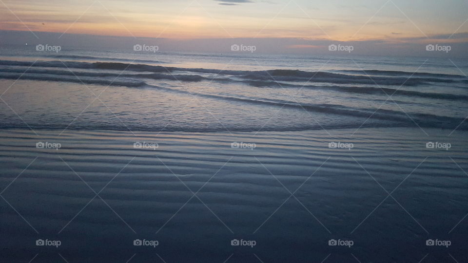 Water, Reflection, Sunset, Beach, Ocean
