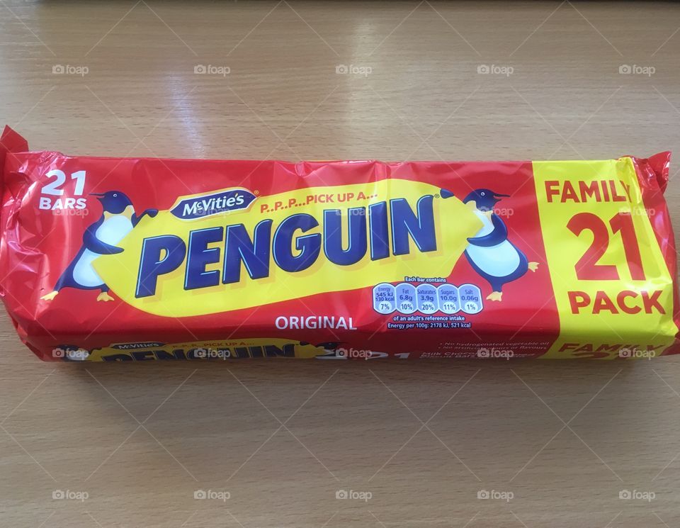 21 Penguin chocolate biscuits for £2 at Morrisons supermarket 
