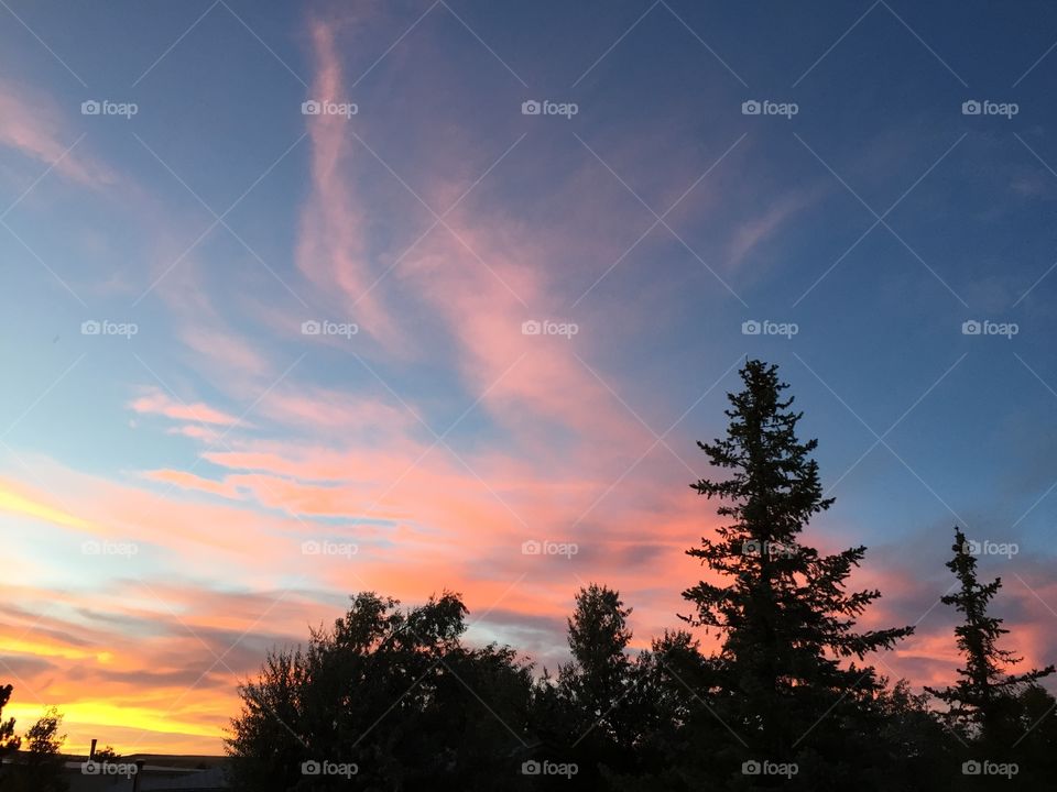 September Sunset in Wyoming. Just another Wyoming sunset beauty 