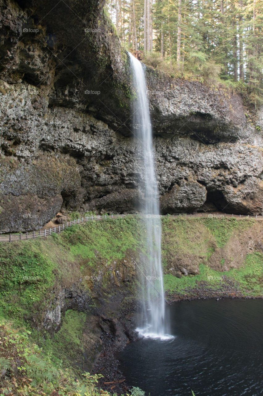 Walking Behind the Waterfall