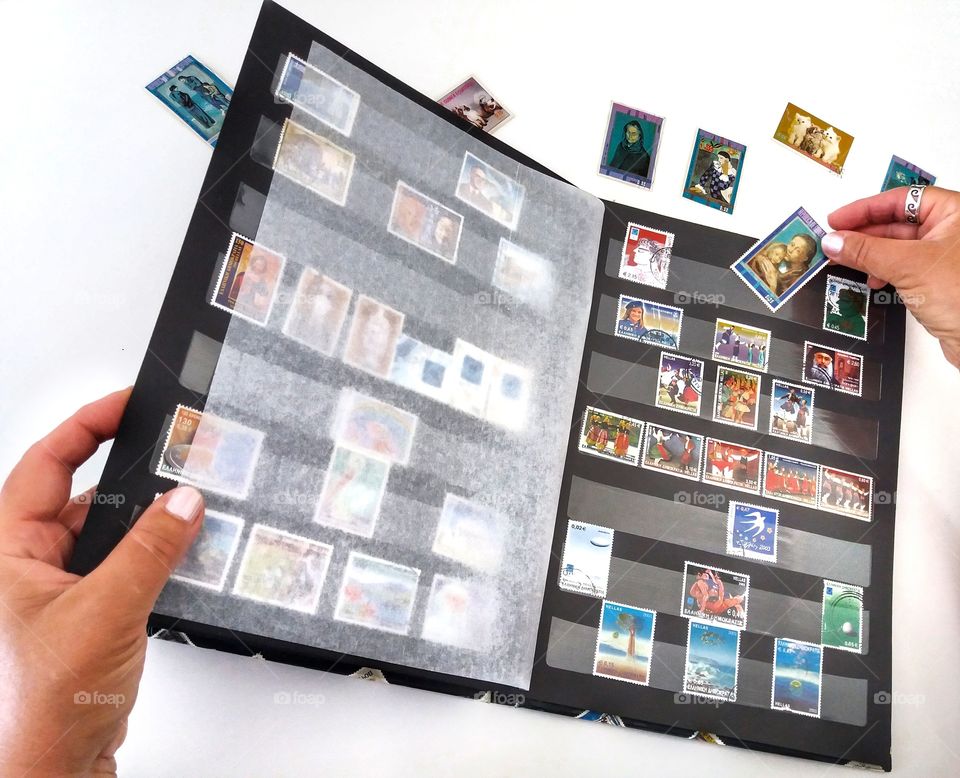 Remembering childhood - Stamps everywhere!