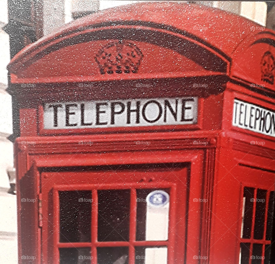vintage telephone booth