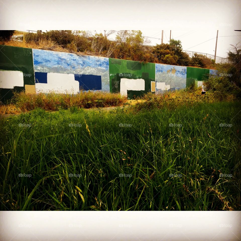 Ohlone trail wall, Albany CA