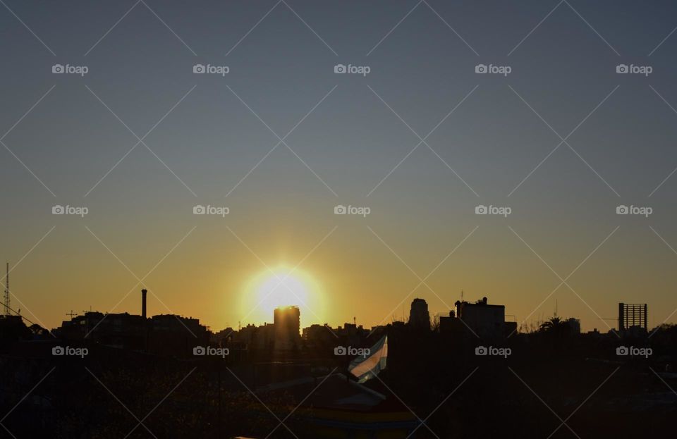 Sunset Buenos Aires Argentina