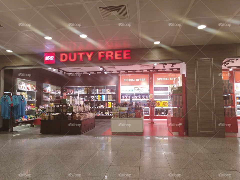 duty free shop Airport