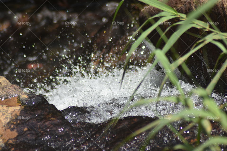 Splashing waters