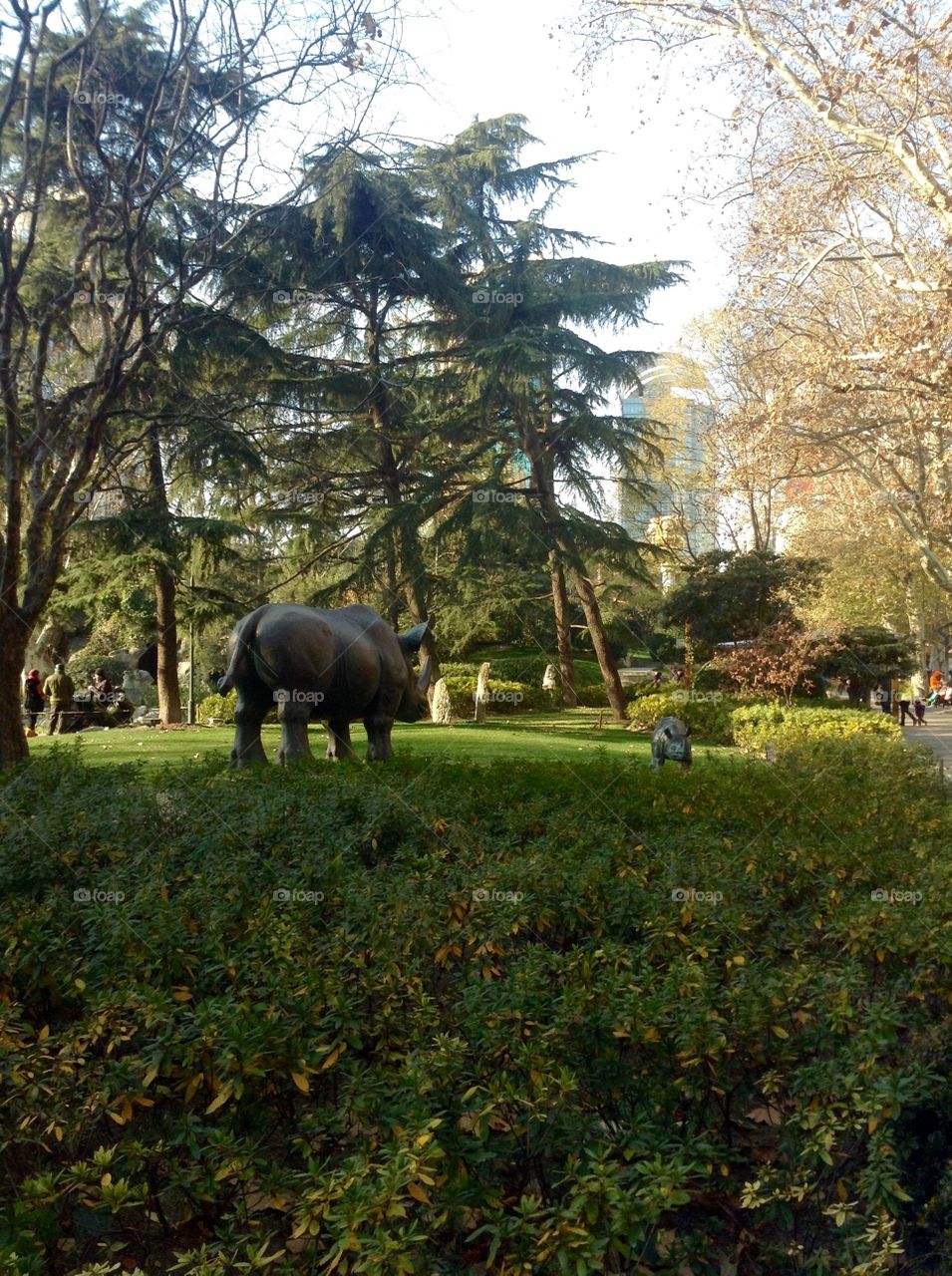 Statues in the park