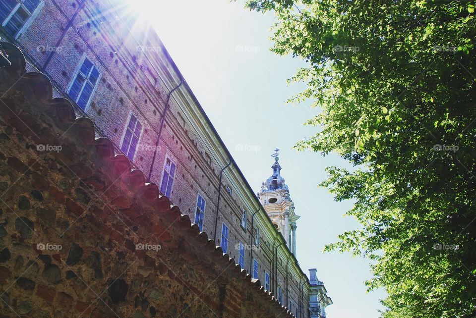 The Basilica of Superga in a sunny day - Torino, Piedmont, Italy.