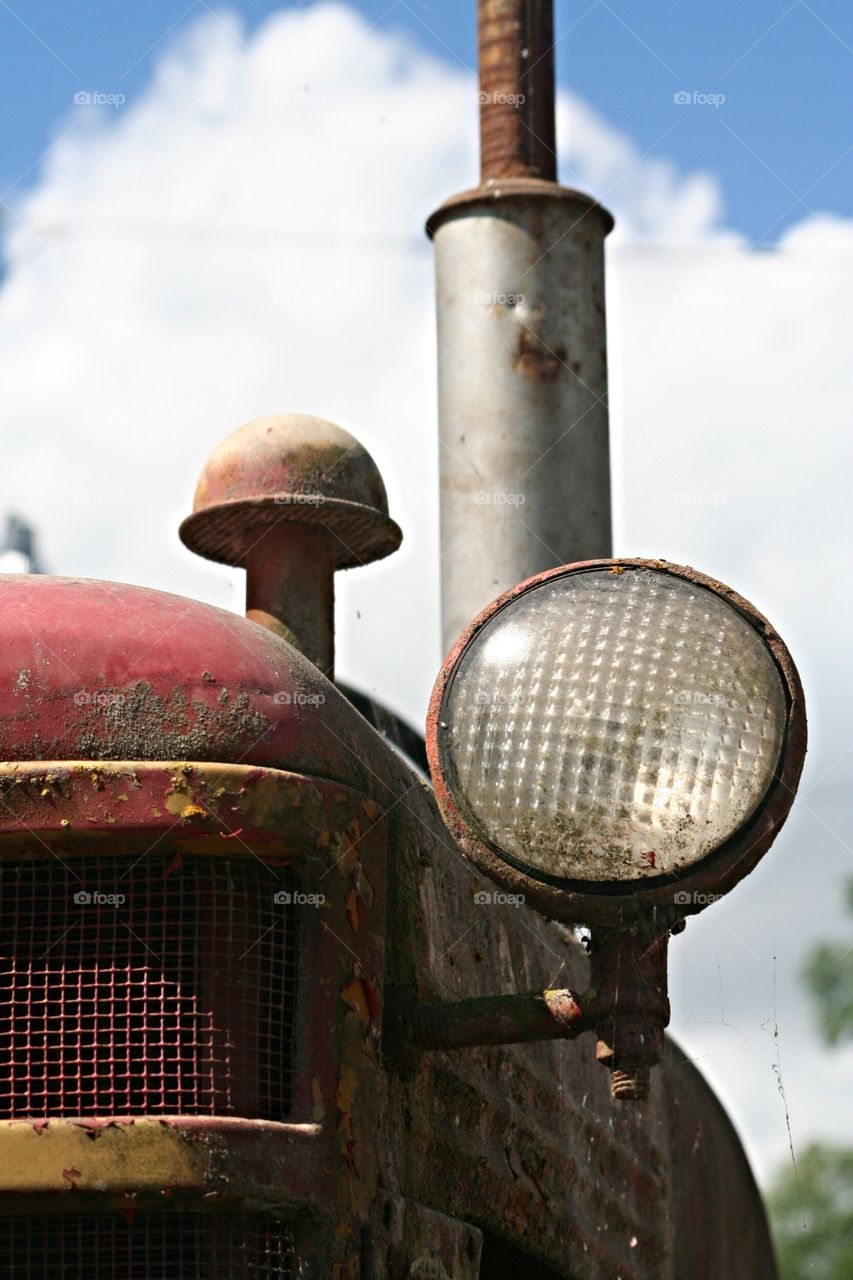 old tractor
