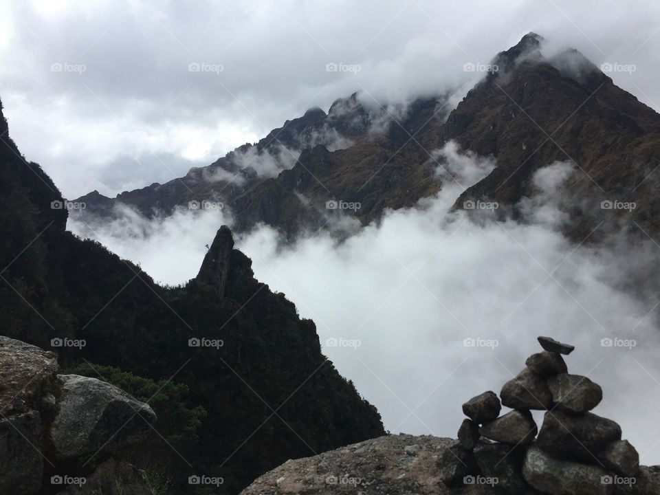 Clouds above the Inca Trail