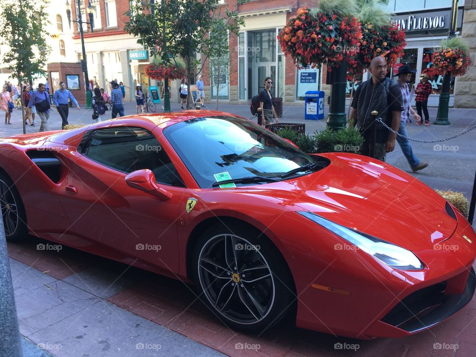 Red Ferrari 