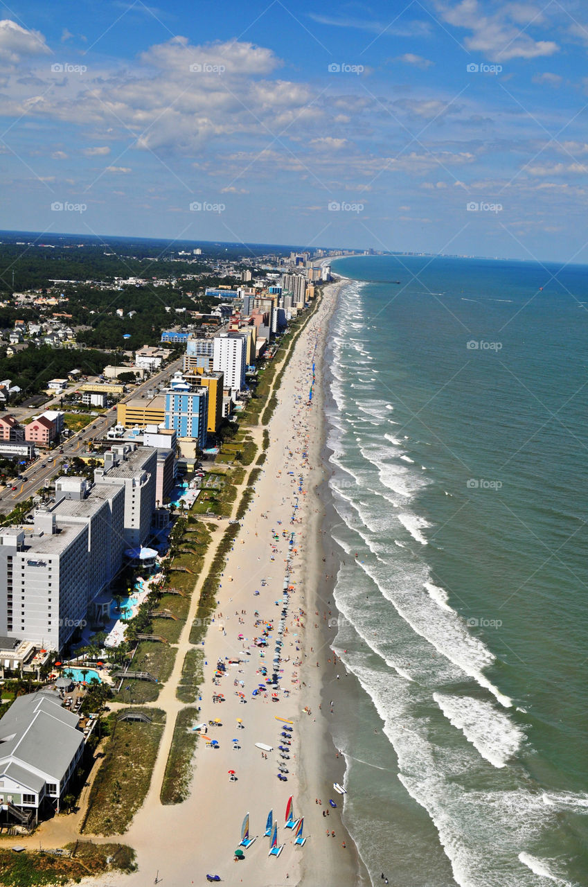 beach ocean buildings hotel by refocusphoto