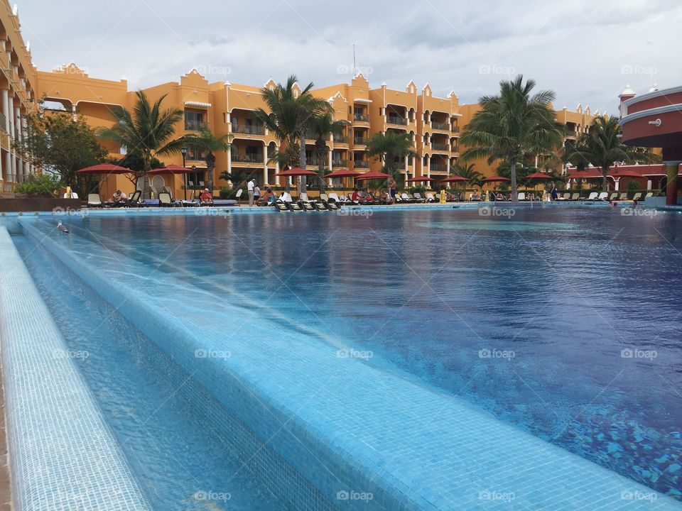 Water, Travel, Hotel, Resort, Dug Out Pool