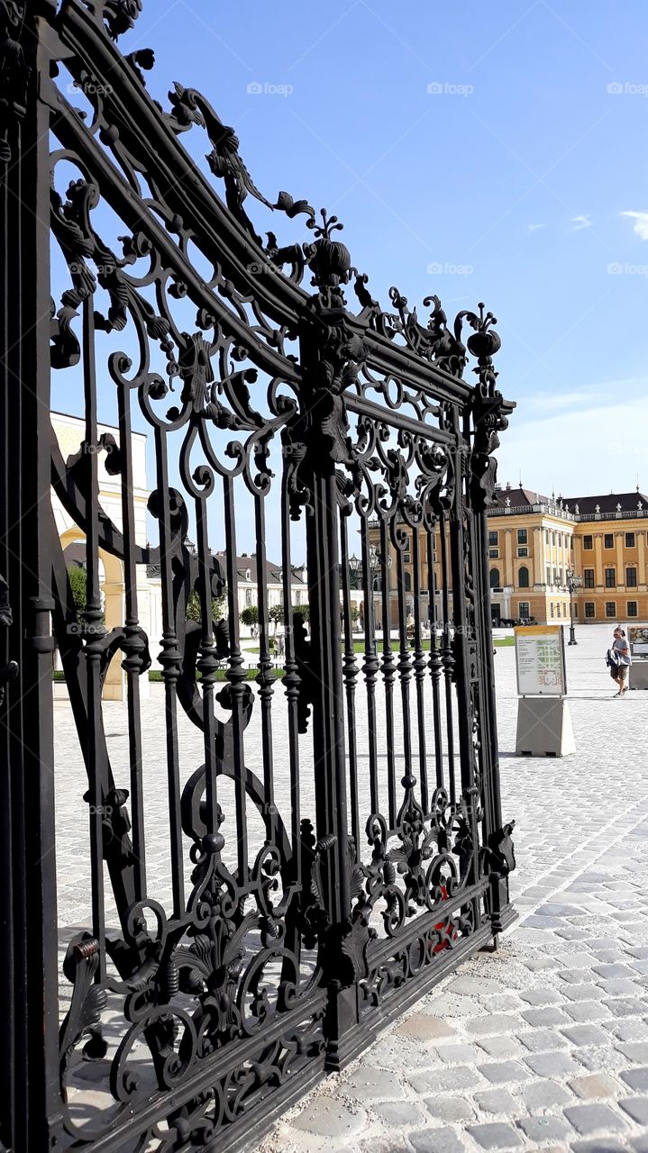 Gate of the Palace in Vienna.