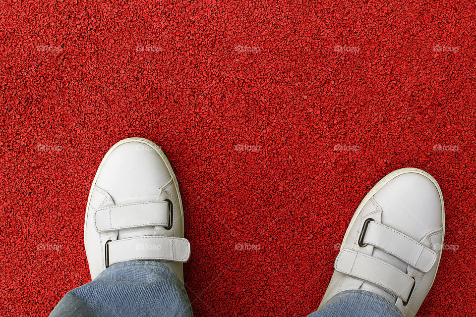 From where I stand ... red