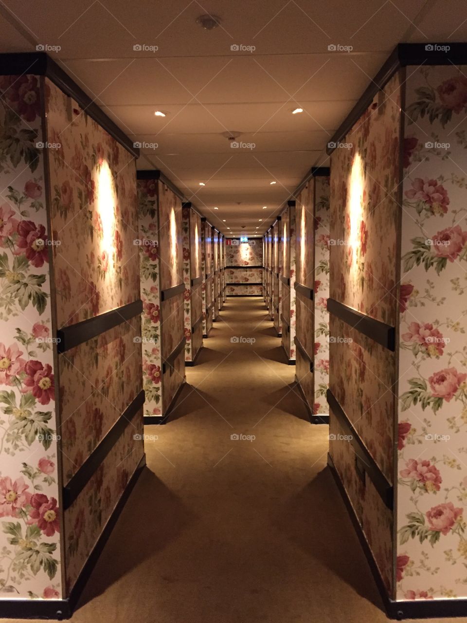 Hotel corridor