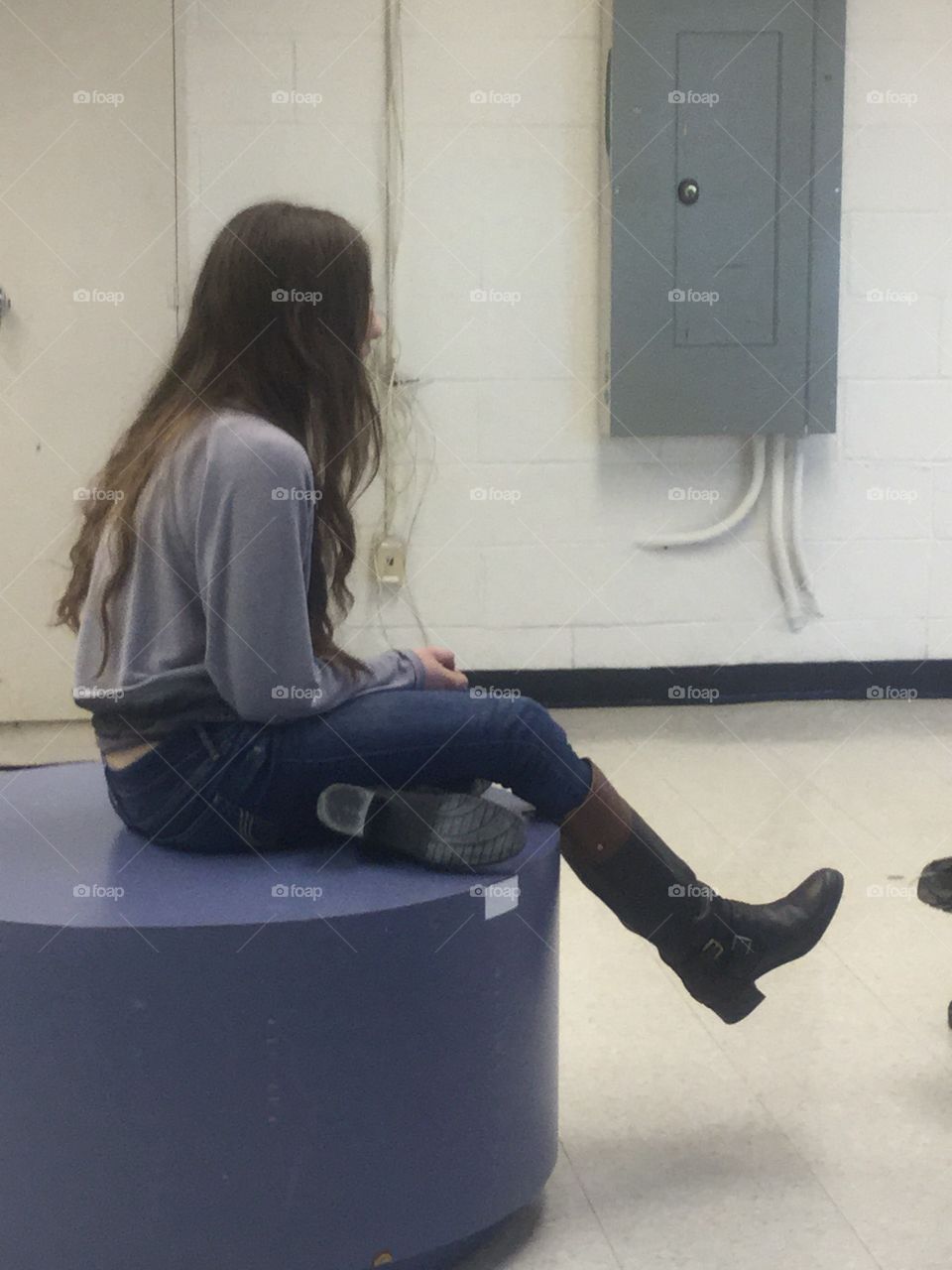 Girl sitting