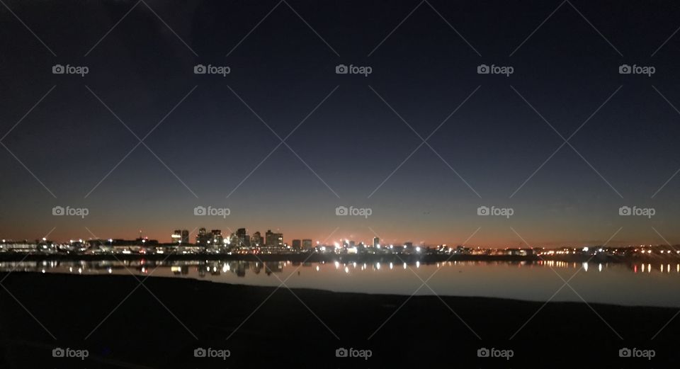 Boston from the Runway