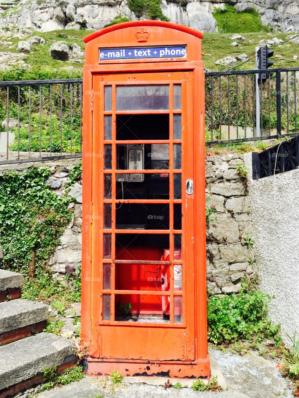 Old phone booth 