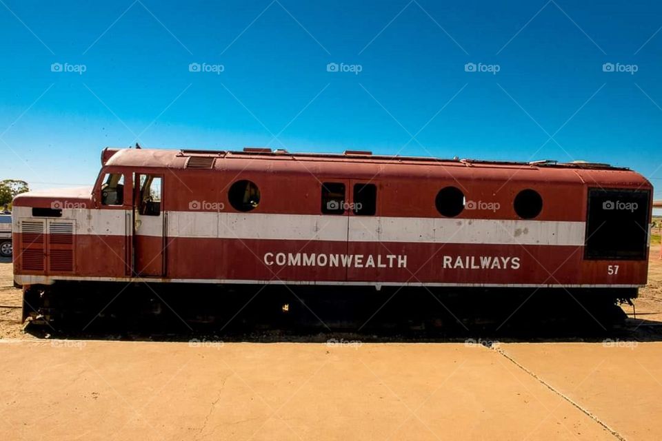 Abandoned Train Engine