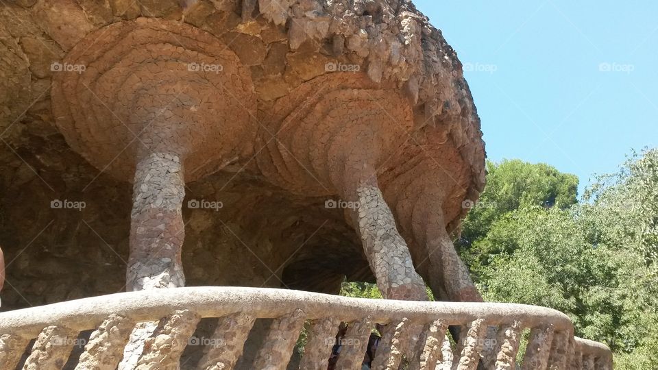 Gaudi's Parc Güell, Barcelona, Spain