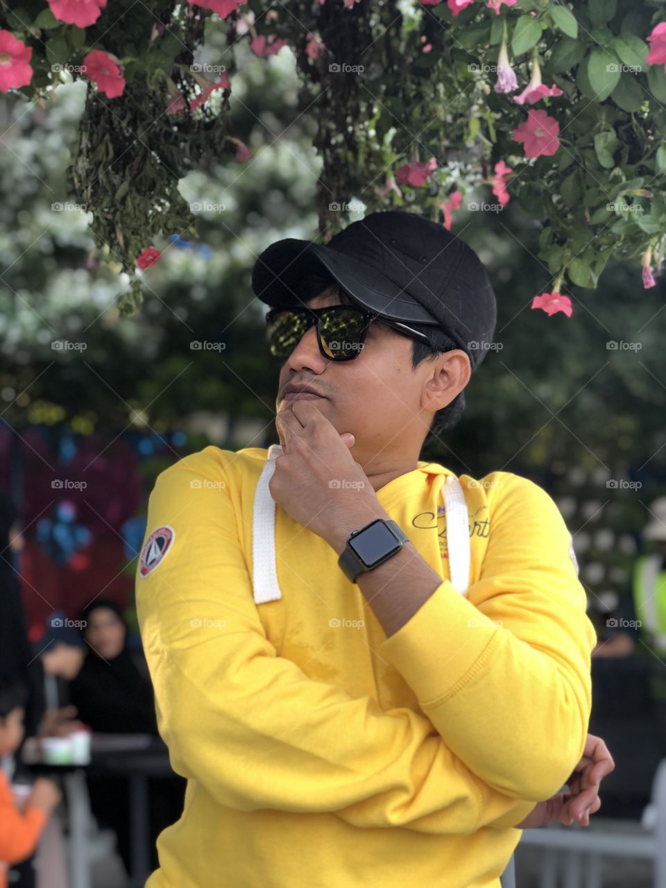 Me at Dubai Miracle Garden 