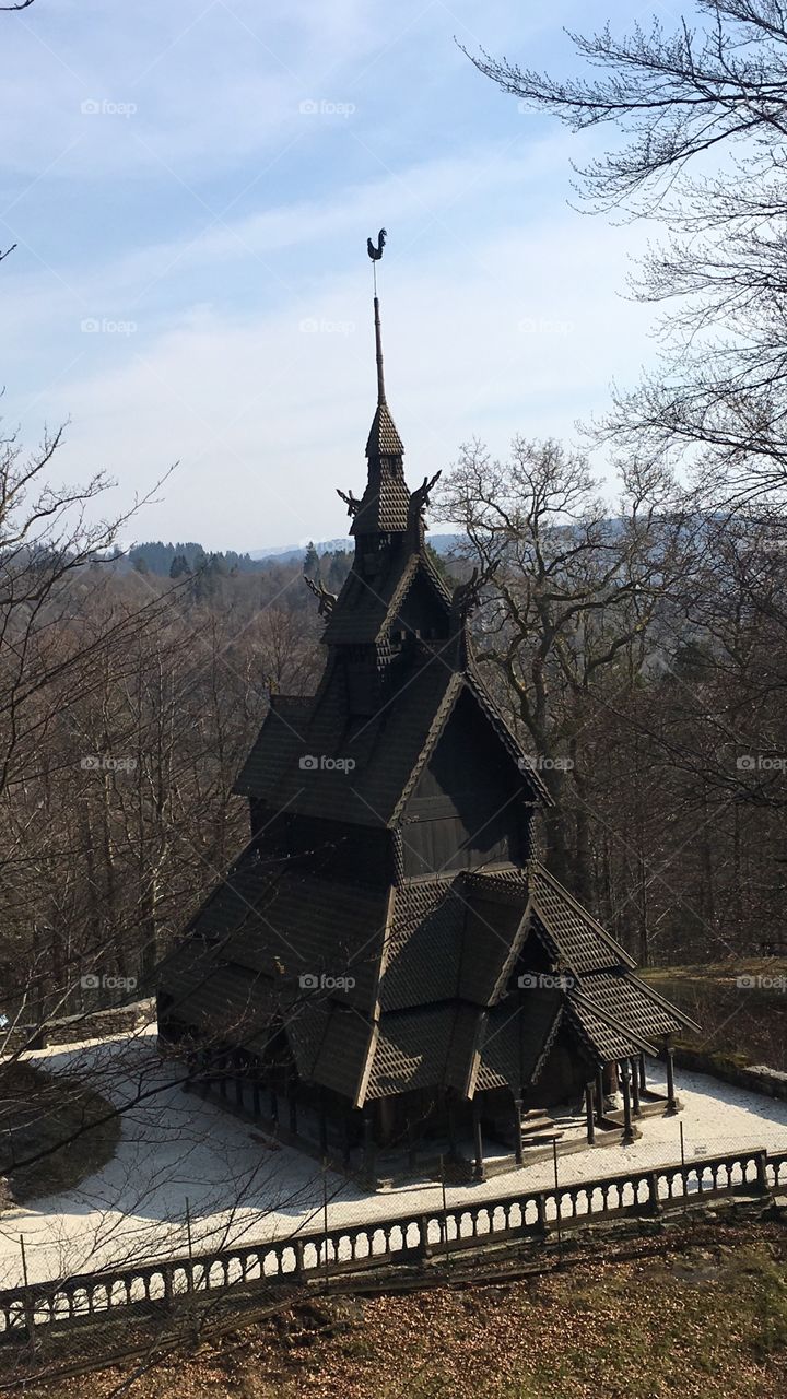 Fantoft Stavkirke, Norway 