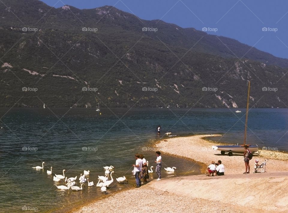 Lake. French Alps 