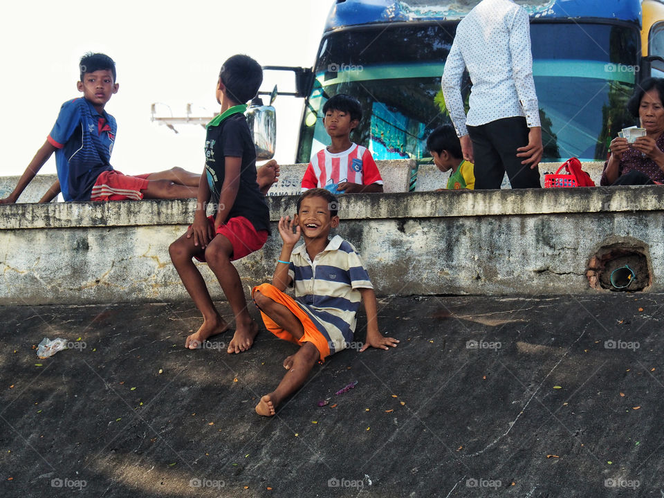 Kids in Cambodia 