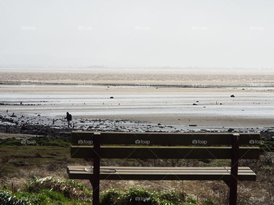 a stroll along a scottish seashore